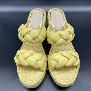 Kenneth Cole New York Olivia Braid Espadrille Wedge Sandals